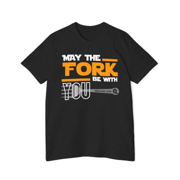 HEALCon 25 May the FORK Made Unisex Short-Sleeve Jersey T-Shirt - Image 2